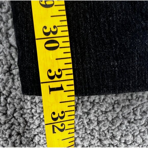 St Johns Bay Mid Rise Black Jeans Stretch Boot Cut Women's Size 12 - Picture 8 of 11